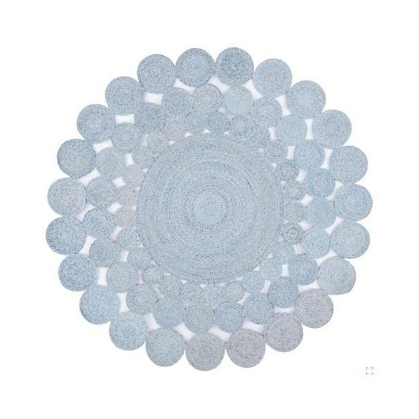 Safavieh 4 x 4 ft. Cape Cod Round Area RugBlue CAP226M-4R - main